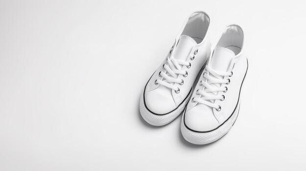 Classic Canvas Sneakers — White — buy on Mericati