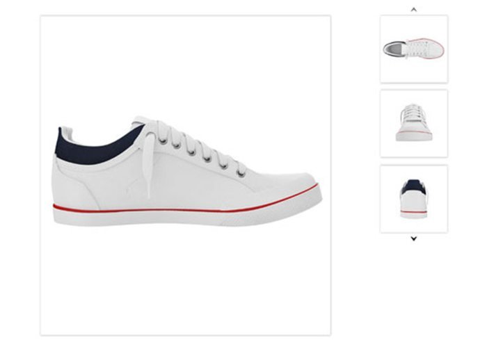White Leather Sneakers — buy on Mericati