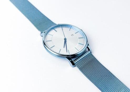 Blue Dial Steel Watch — buy on Mericati